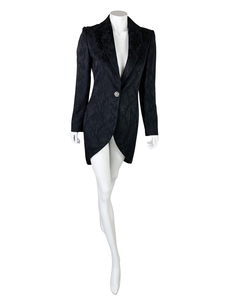Dior Fall 1998 RTW Jacquard Blazer In Excellent Condition For Sale In Prague, CZ