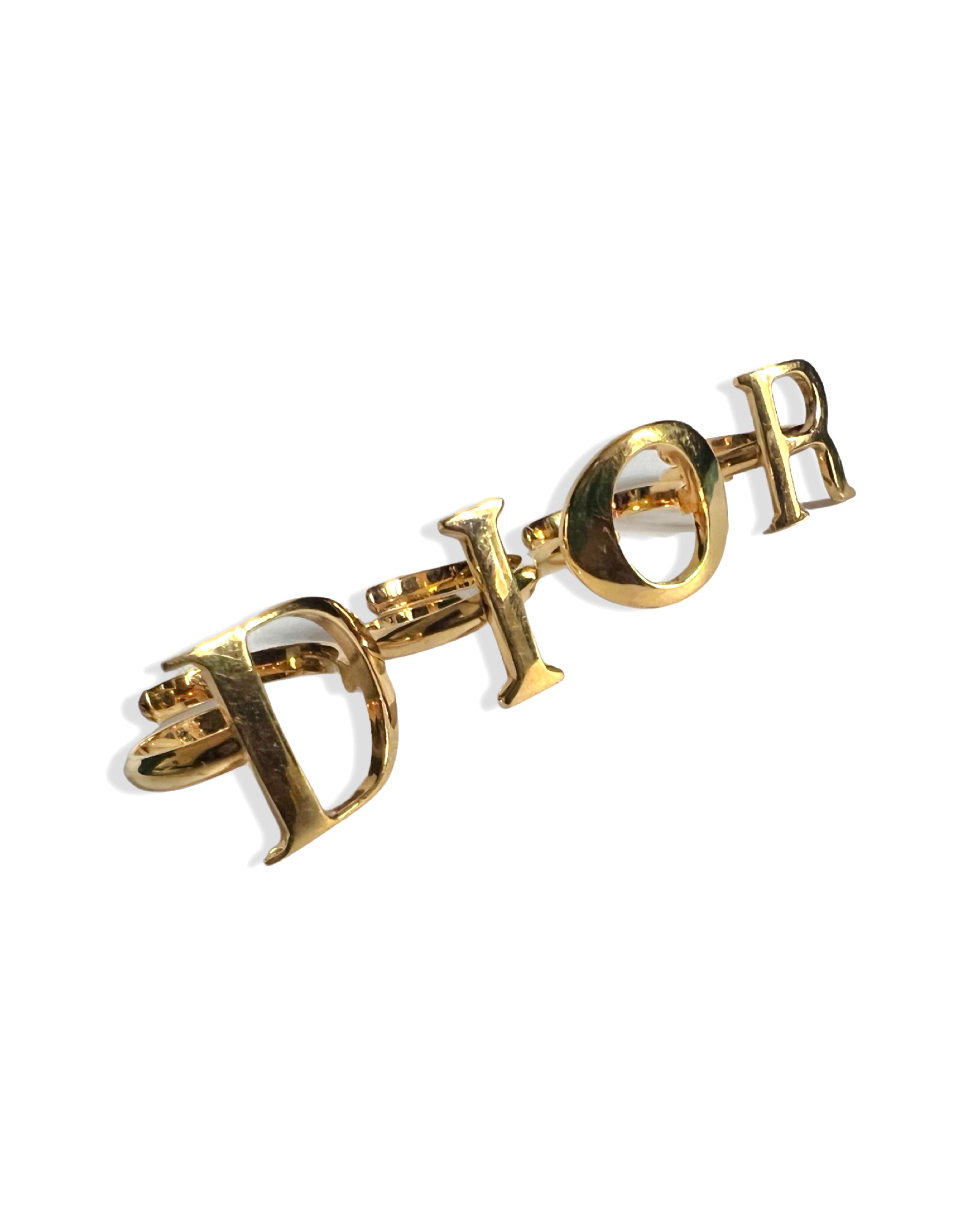 dior letter rings