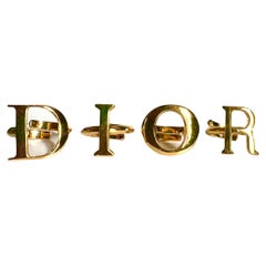 Dior Fall 2000 Logo Ring Set