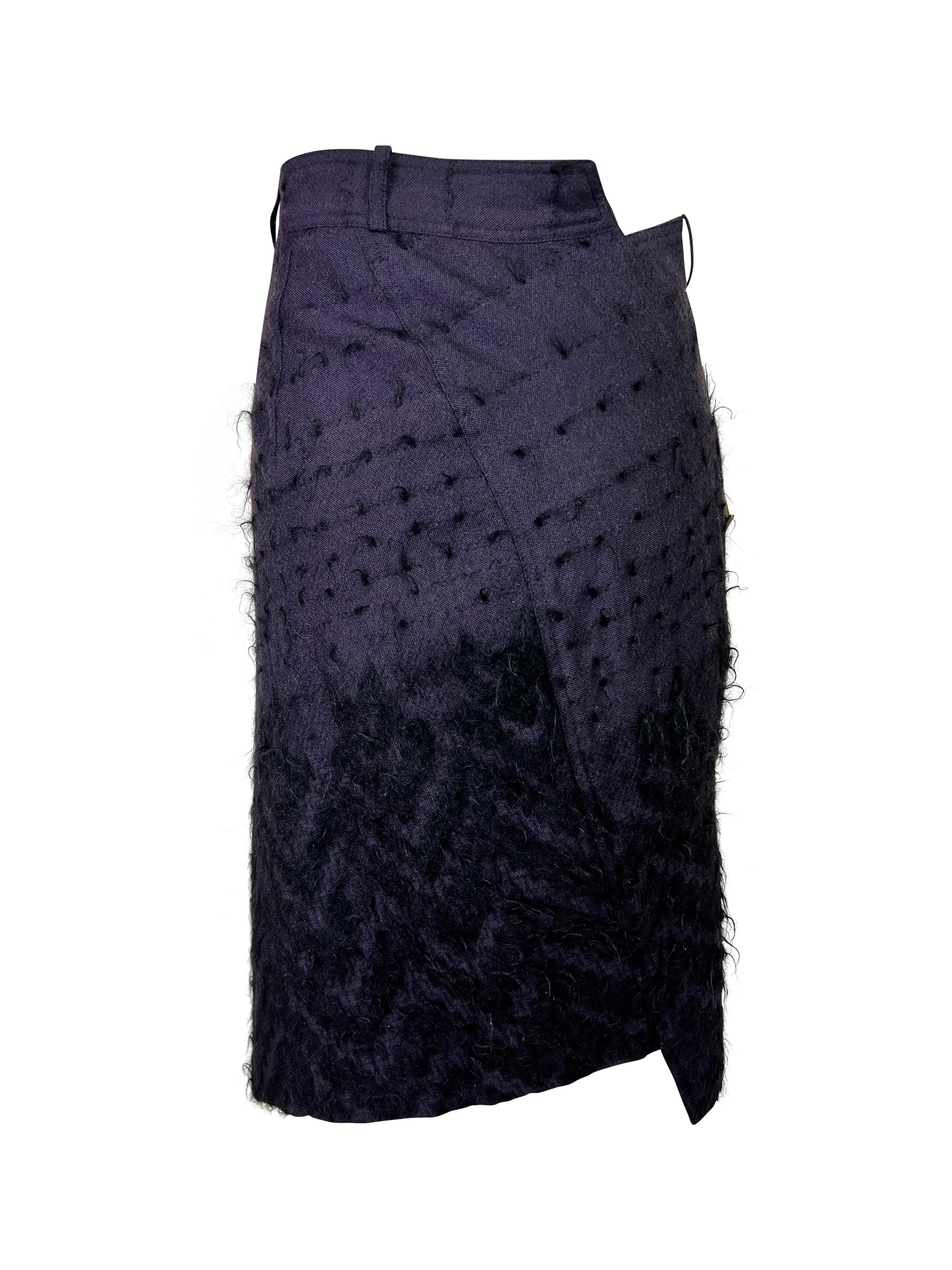 Dior Fall 2000 RTW Asymmetrical Skirt In Excellent Condition In Prague, CZ