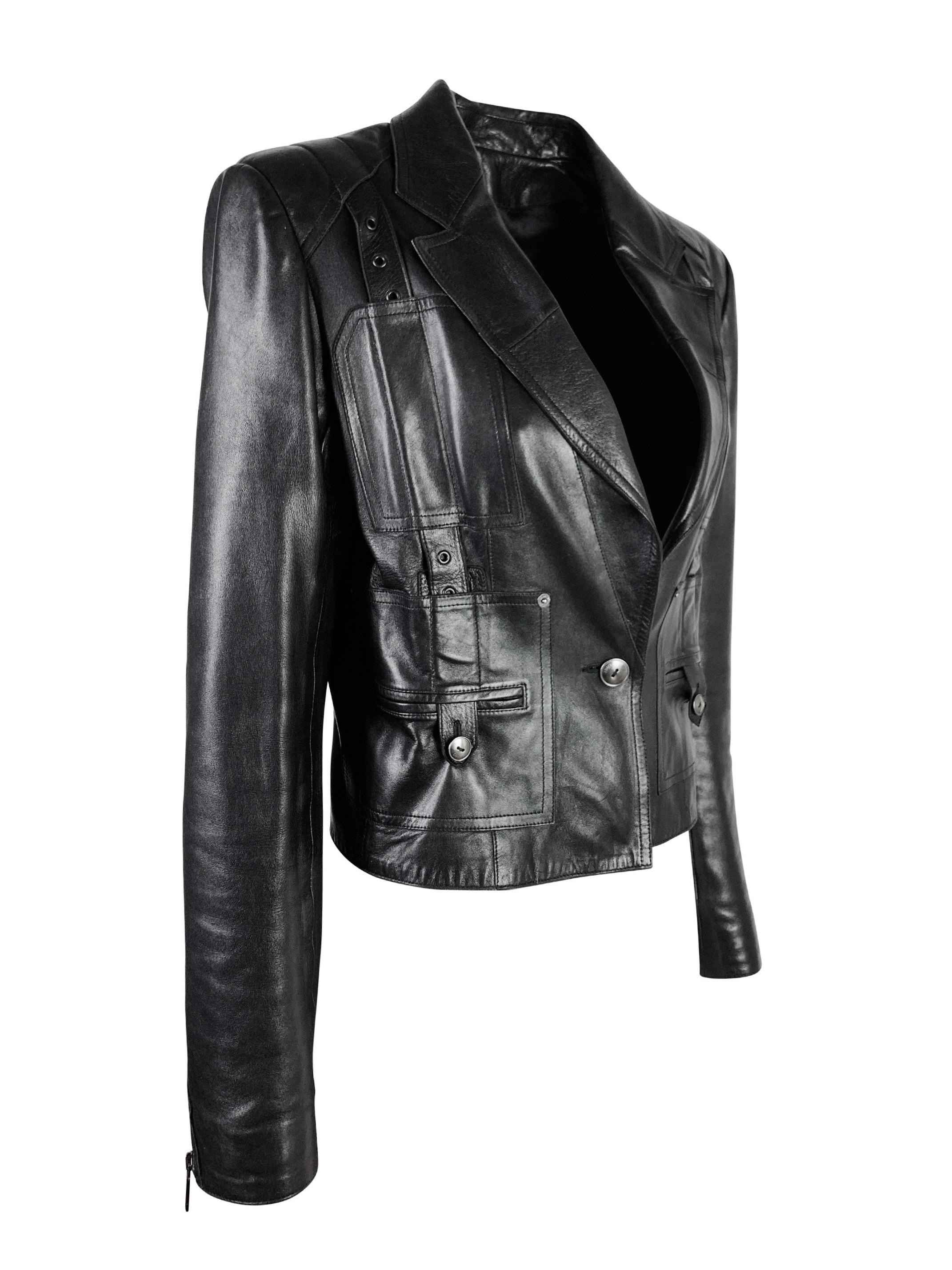 Women's Dior Fall 2003 RTW Leather Jacket