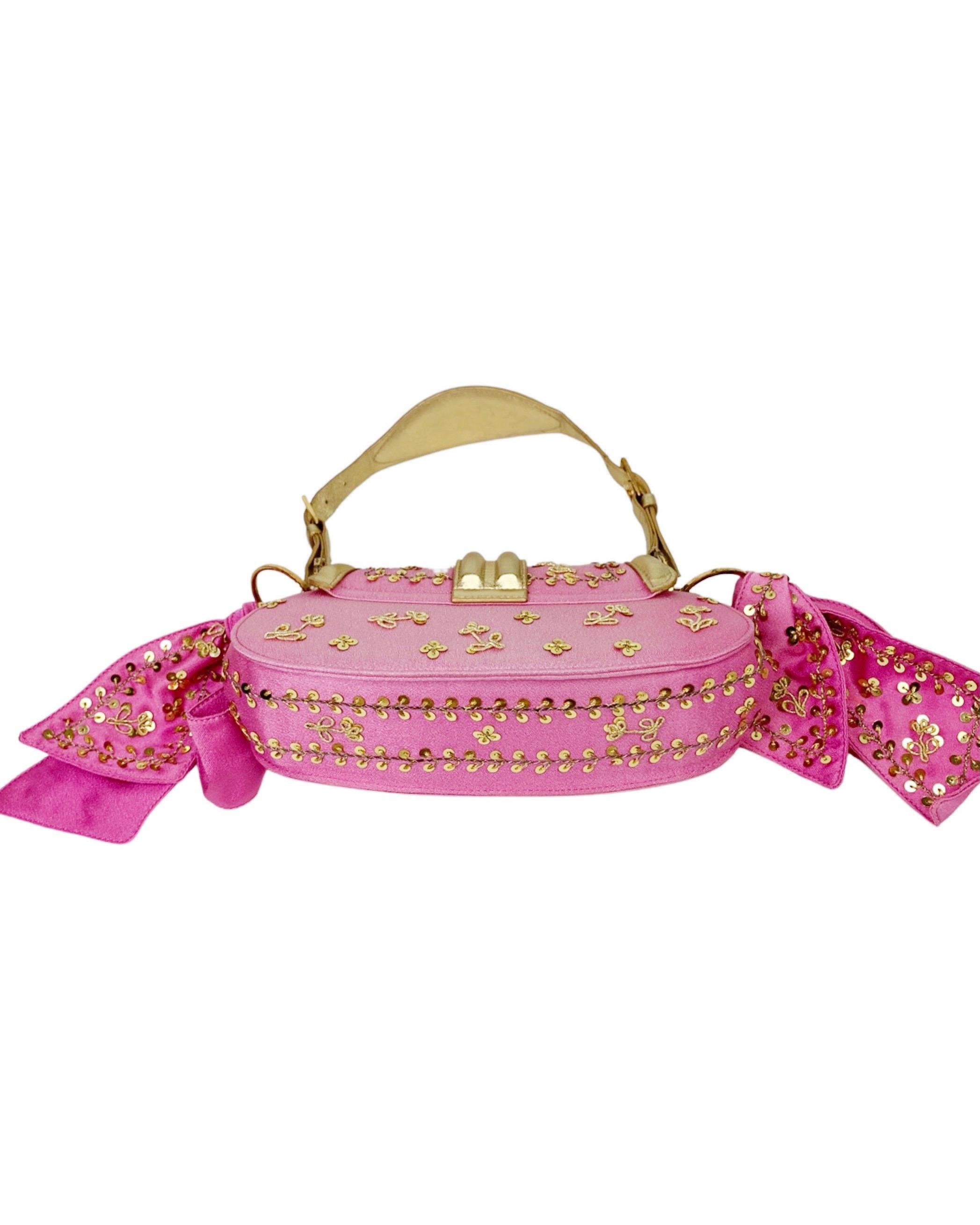 Women's Dior Fall 2003 Silk Embroidered Bag