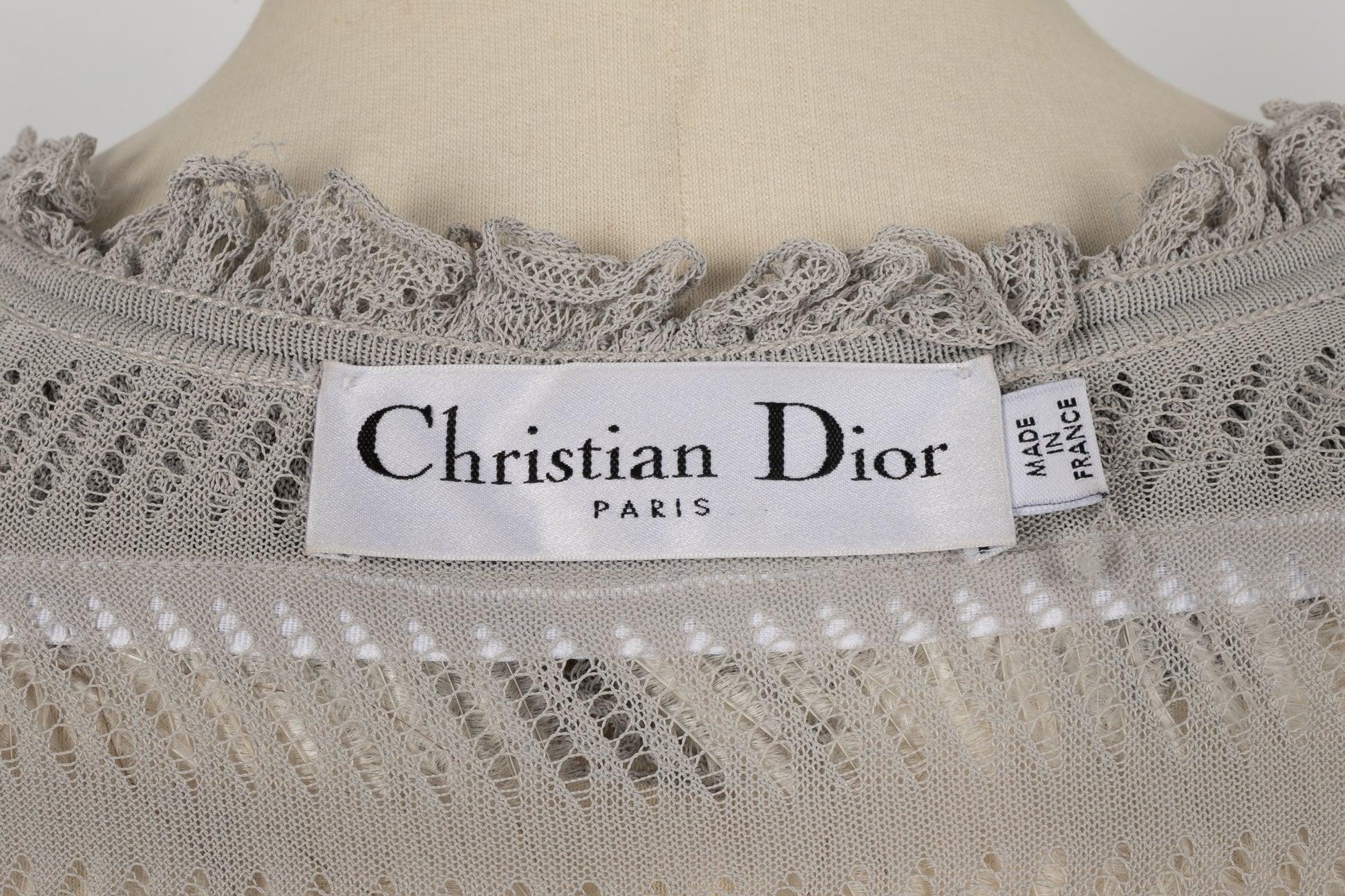Veste en plumes et dentelle Dior automne 2011 en vente 2