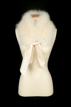 Dior feather stole