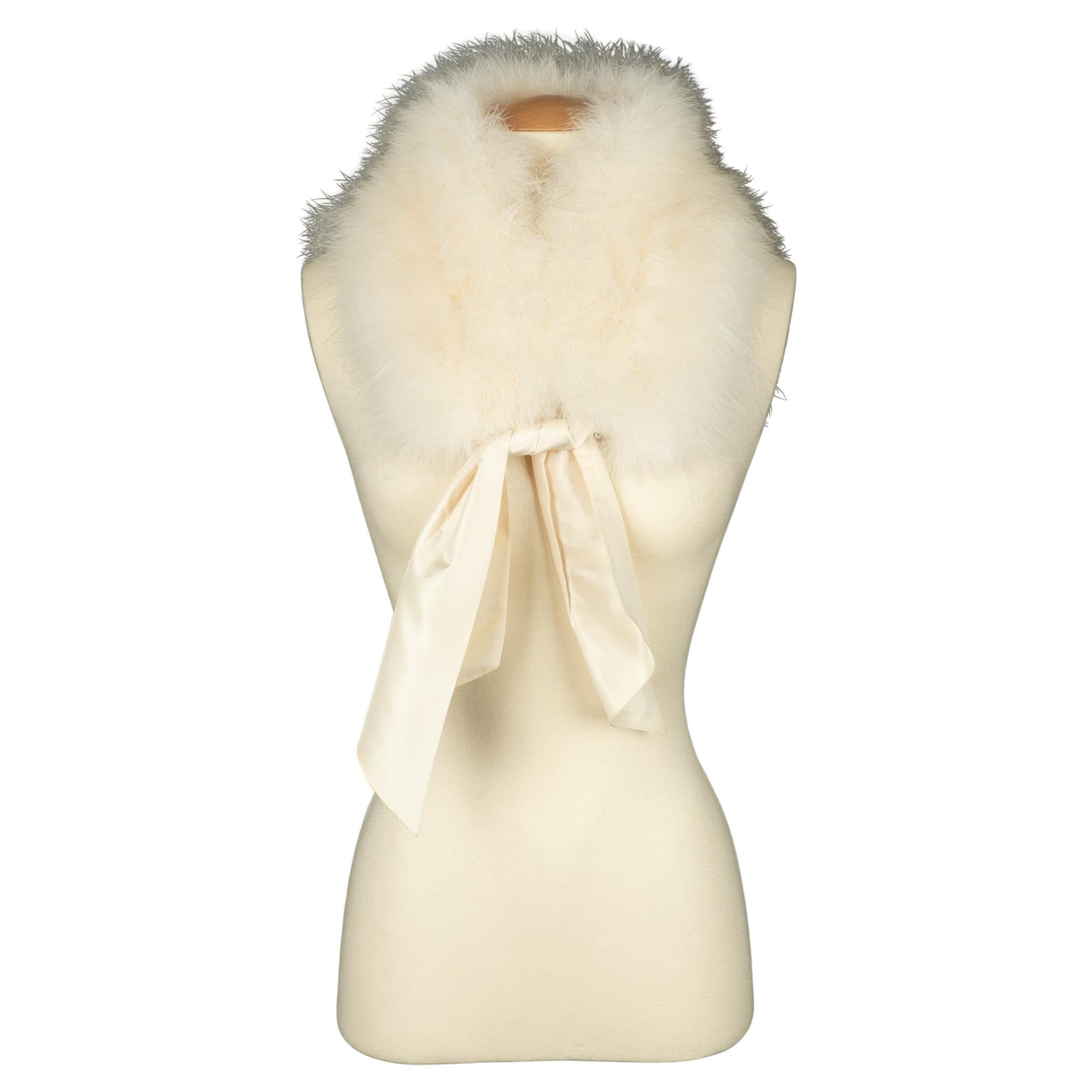 Dior feather stole For Sale