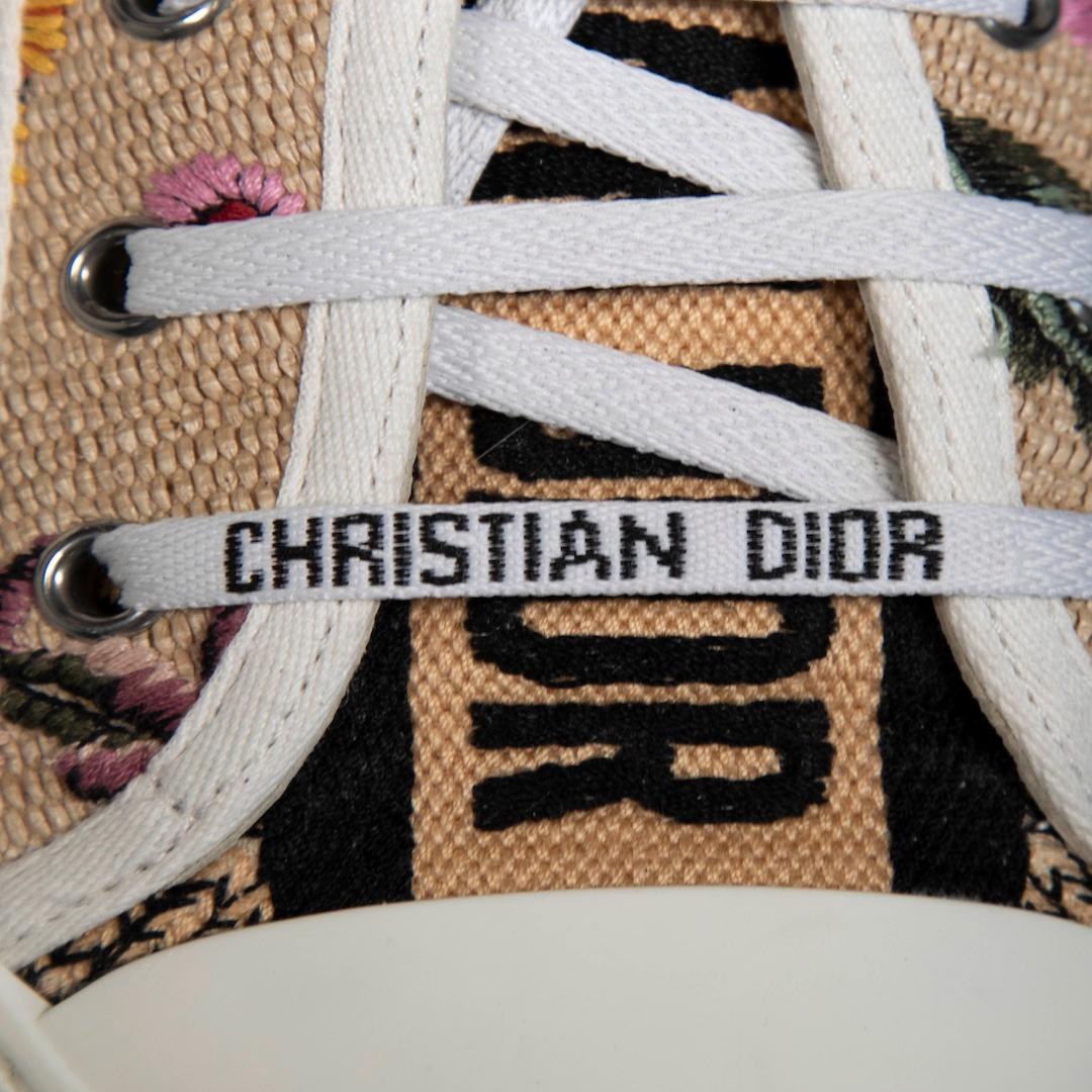 Women's Dior Fleurs & Logo Walk ‚ÄòN‚' Dior Trainers Size IT 41.5