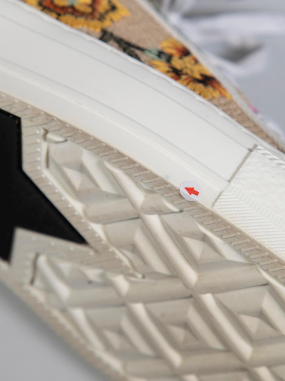 Dior Fleurs & Logo Walk ‚ÄòN‚' Dior Trainers Size IT 41.5 2