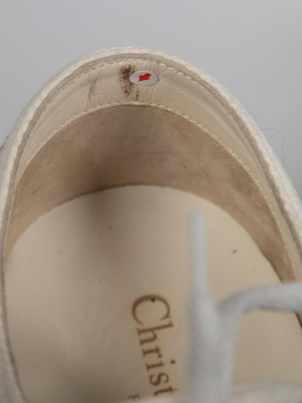 Dior Fleurs & Logo Walk ‚ÄòN‚' Dior Trainers Size IT 41.5 3
