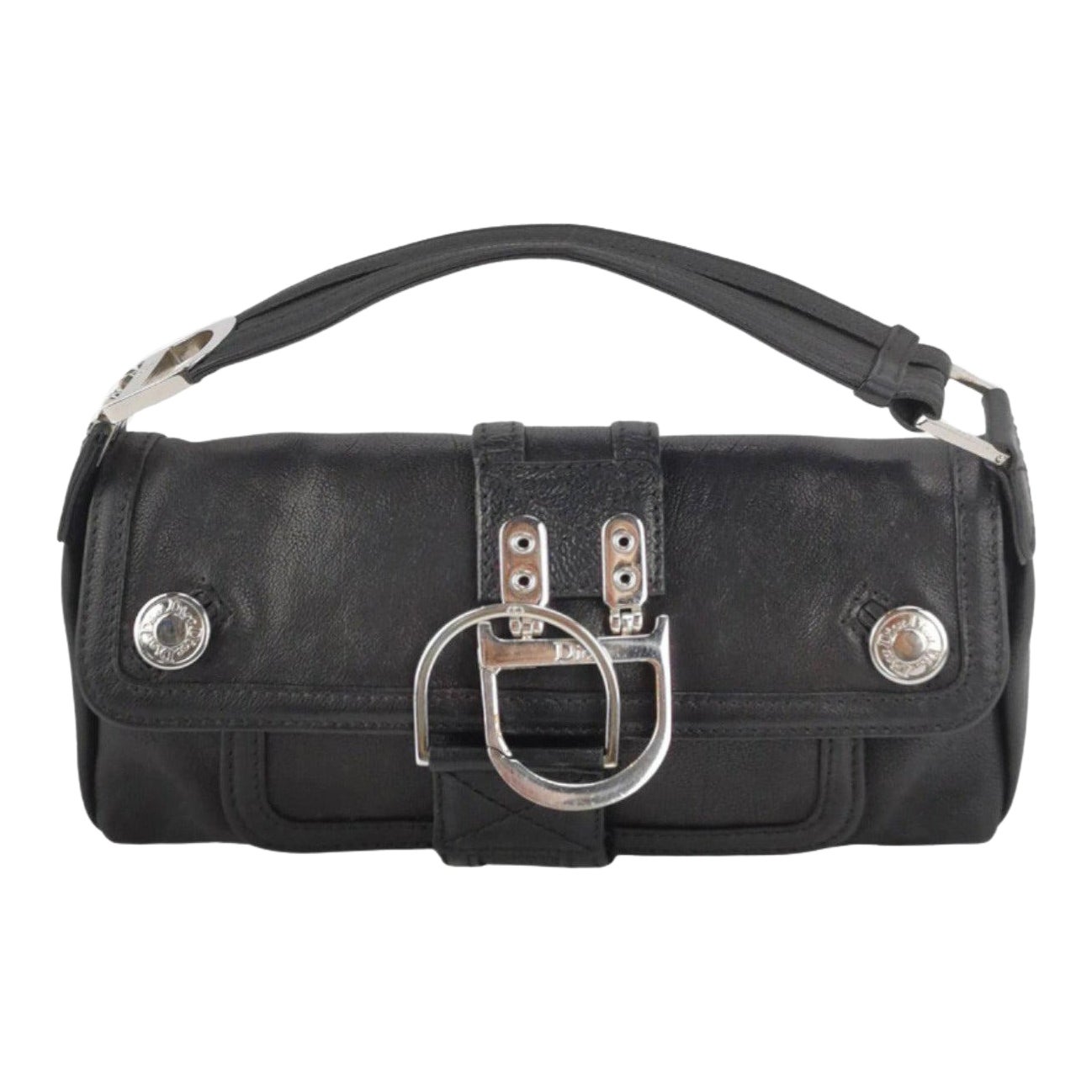 Dior Flight Mini Bolso Clutch Piel Negro