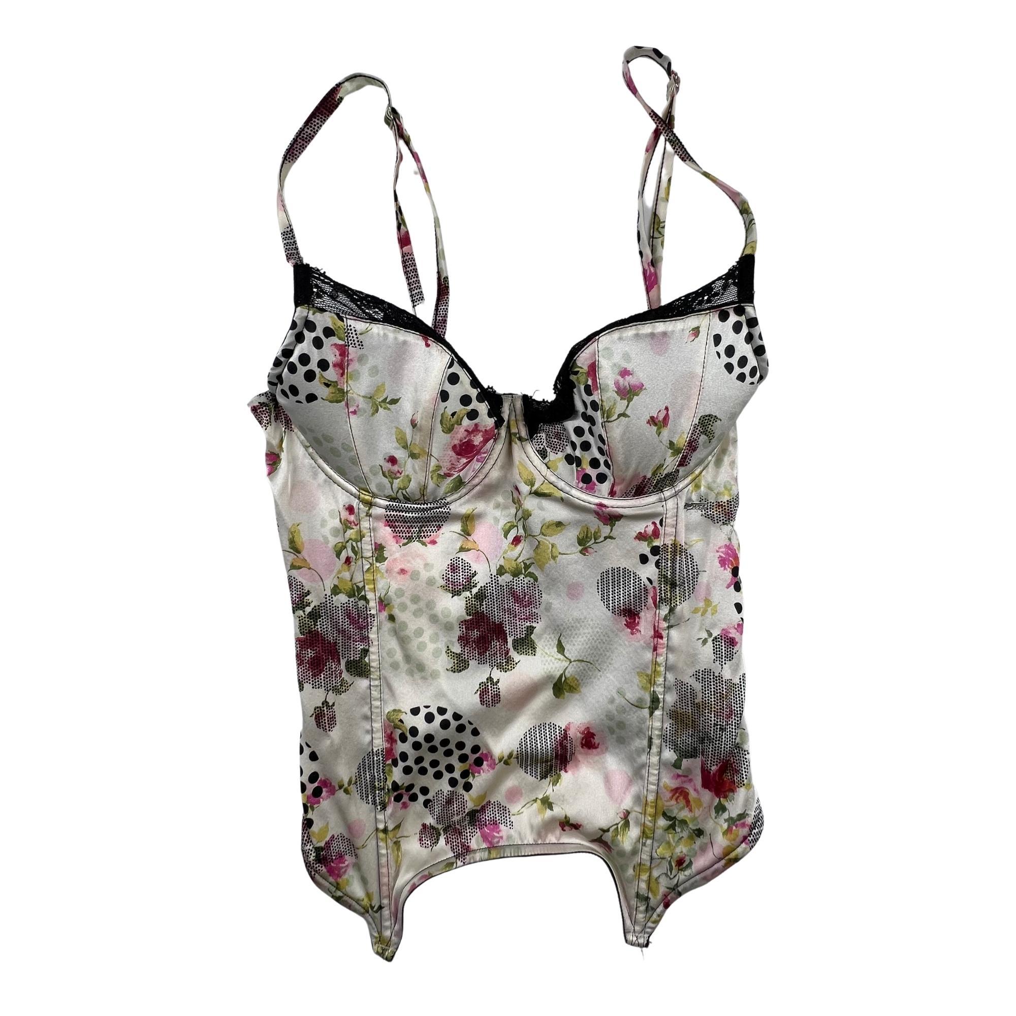 Dior Floral Cream Bustier And Bottom (Small  34B) 2