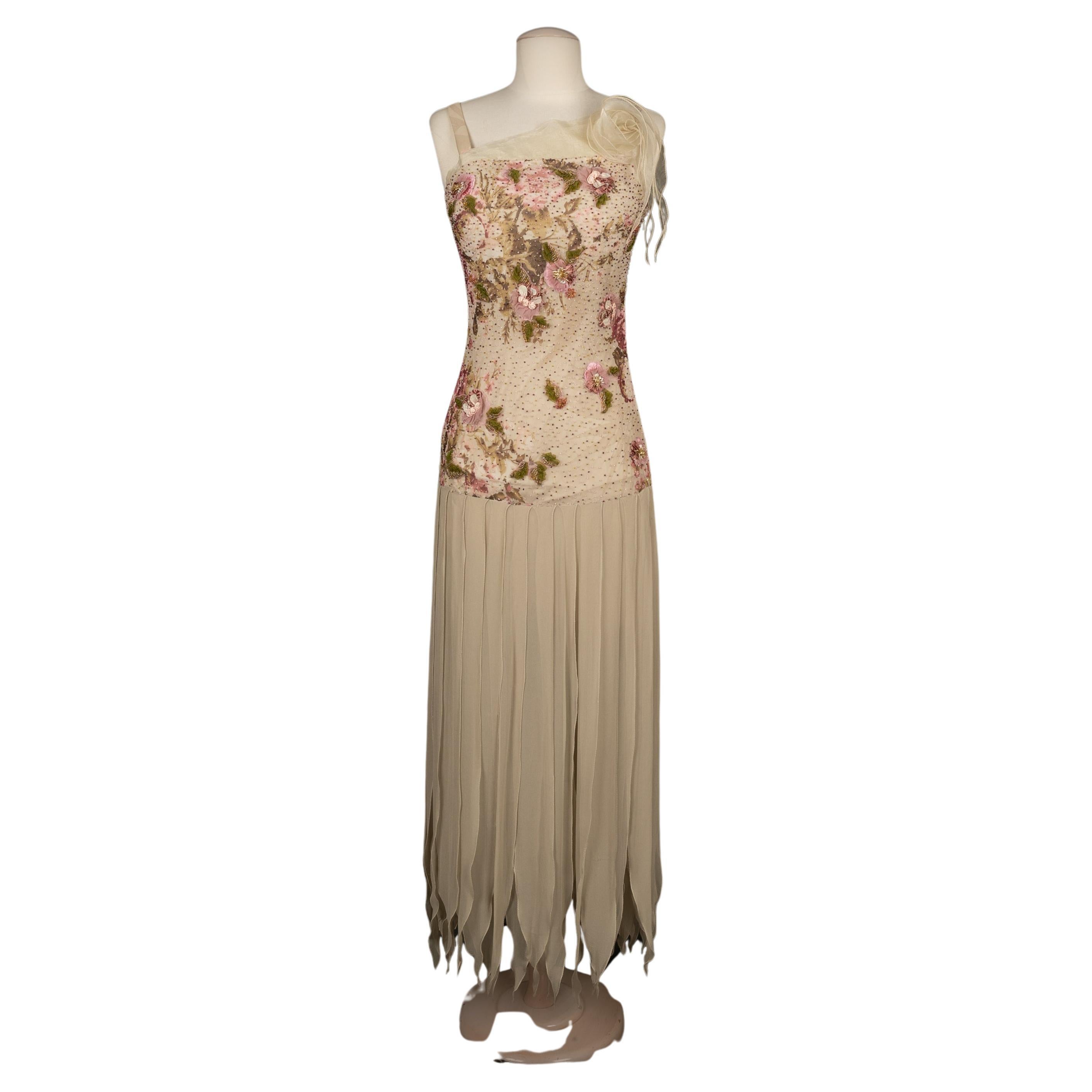 Dior floral dress For Sale