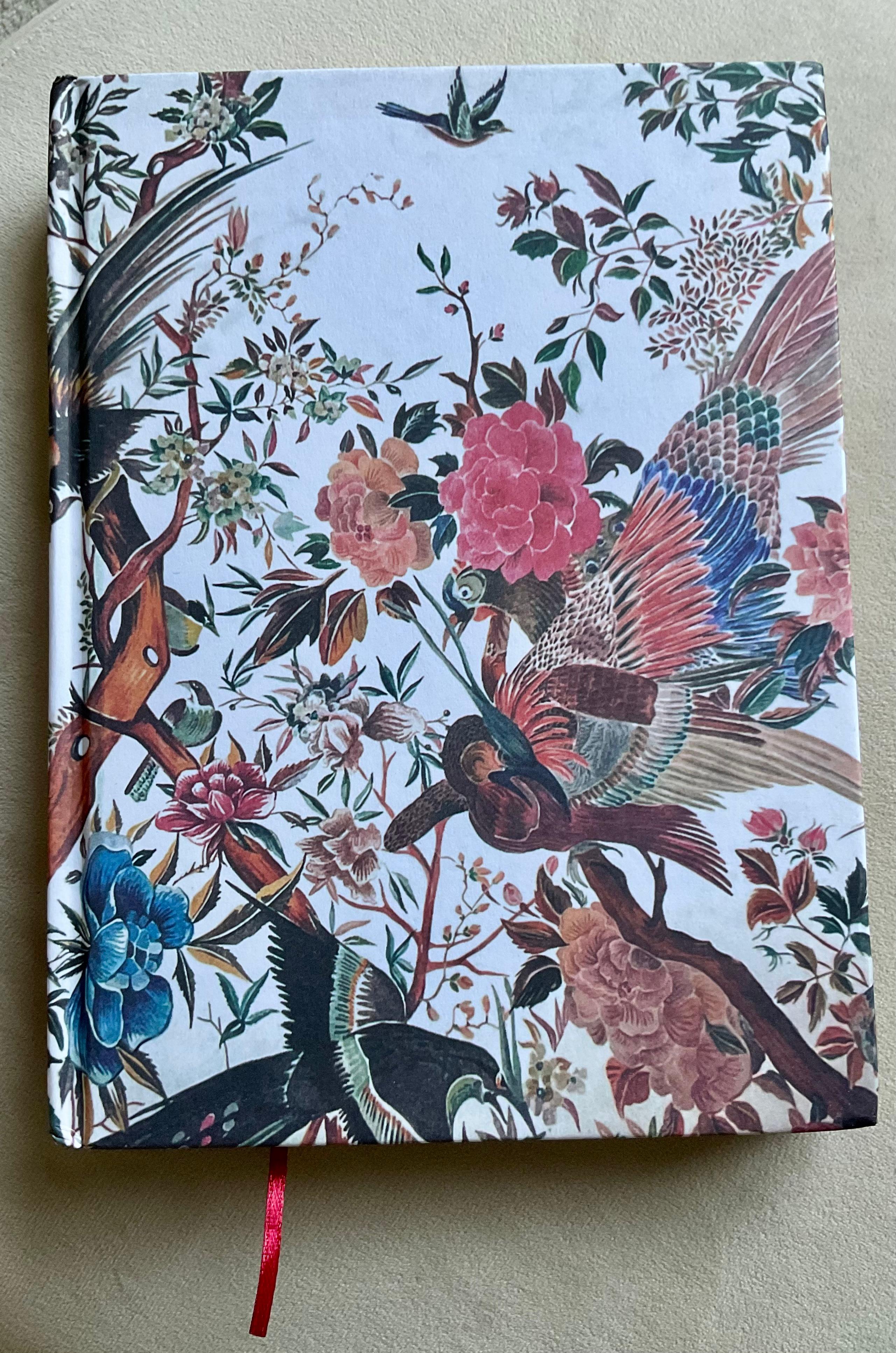 Quaderni floreali Dior con fascetta borgogna 2 pezzi limitati in vendita 2