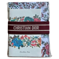 Dior Floral Notebooks with Burgundy Band 2-piece set limited