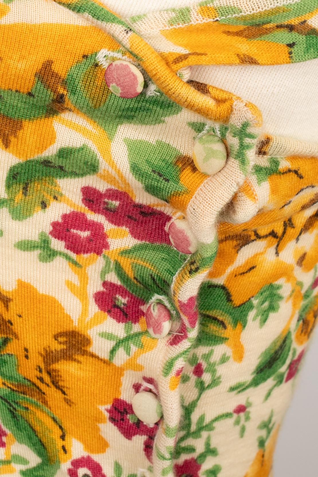 Dior flower dress For Sale 1