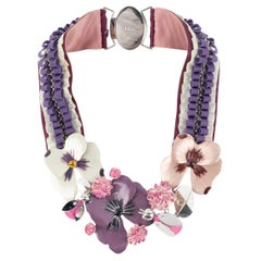 Dior flower necklace