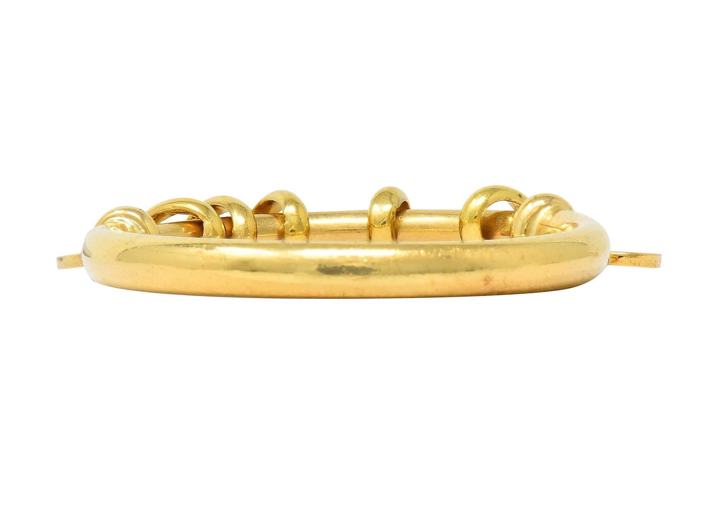 Women's or Men's Dior French 2000's 18 Karat Yellow Gold Vintage Cœur Léger Heart Charm Ring