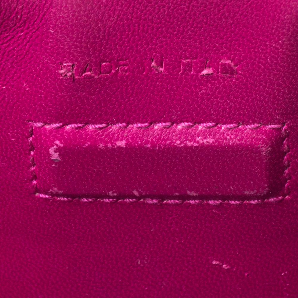 Dior Fuchsia Leather Medium Diorever Tote 7