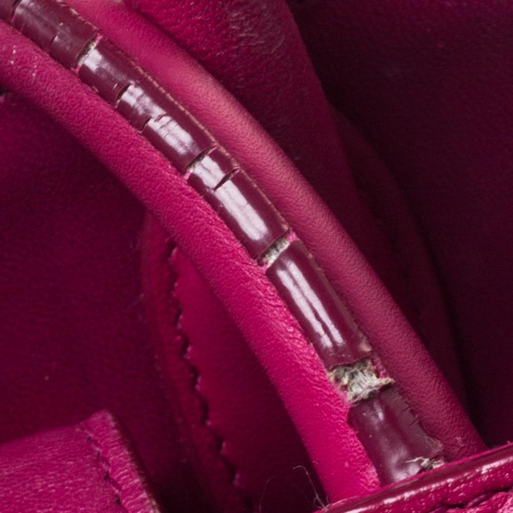 Dior Fuchsia Leather Medium Diorever Tote 1