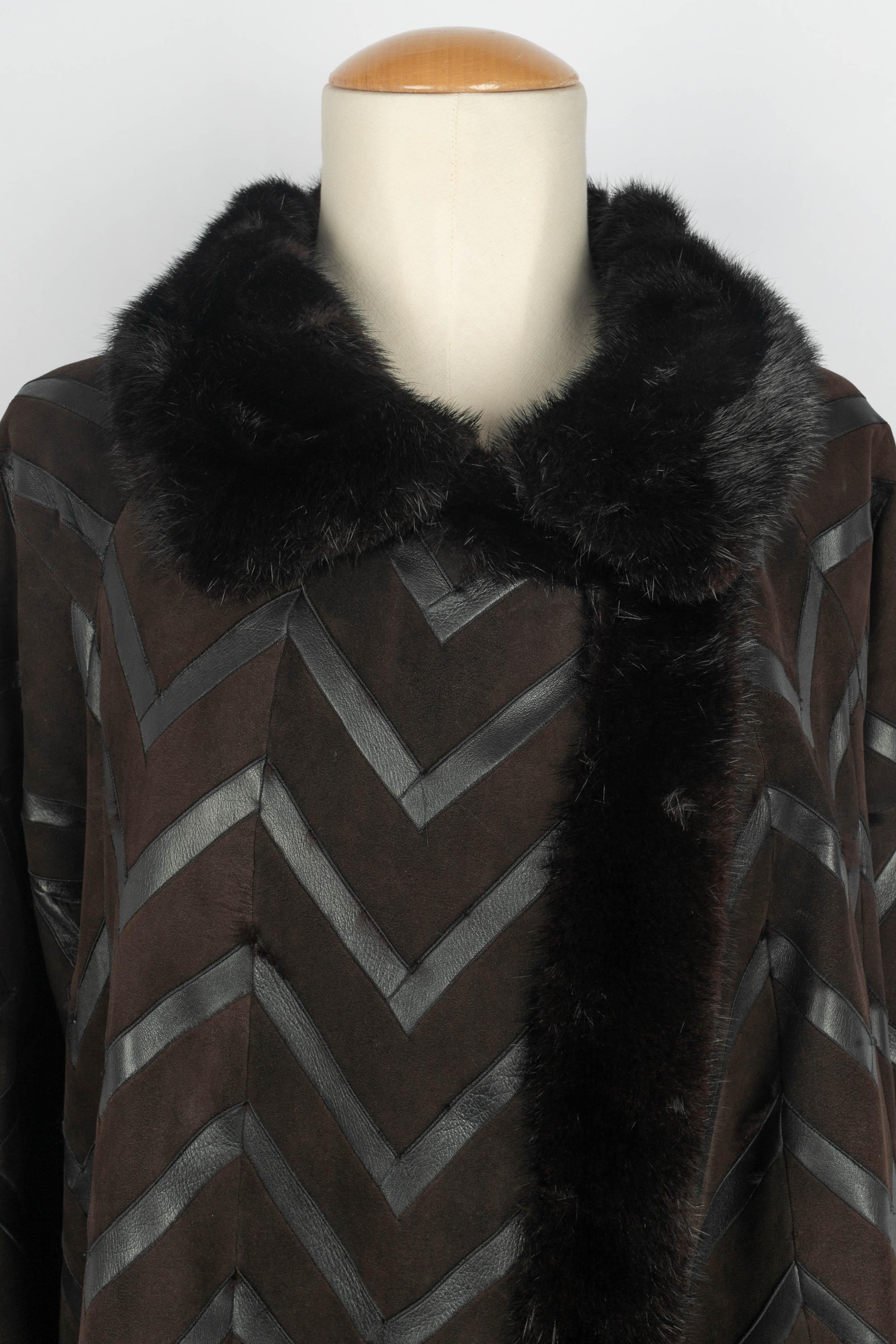 Dior fur coat For Sale 5