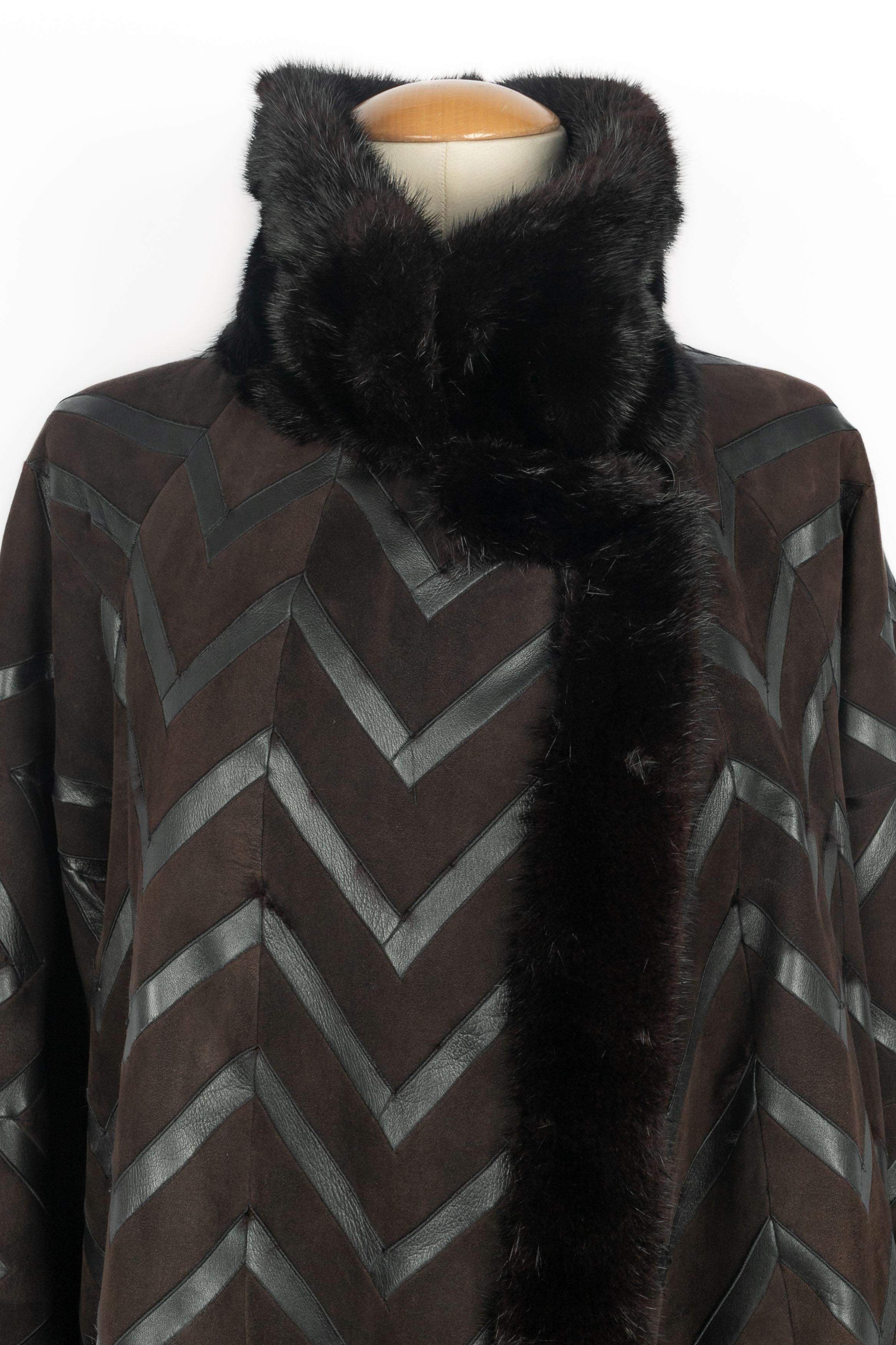 Dior fur coat For Sale 6