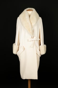 Dior fur coat