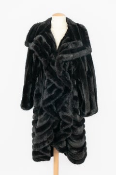 Dior fur coat