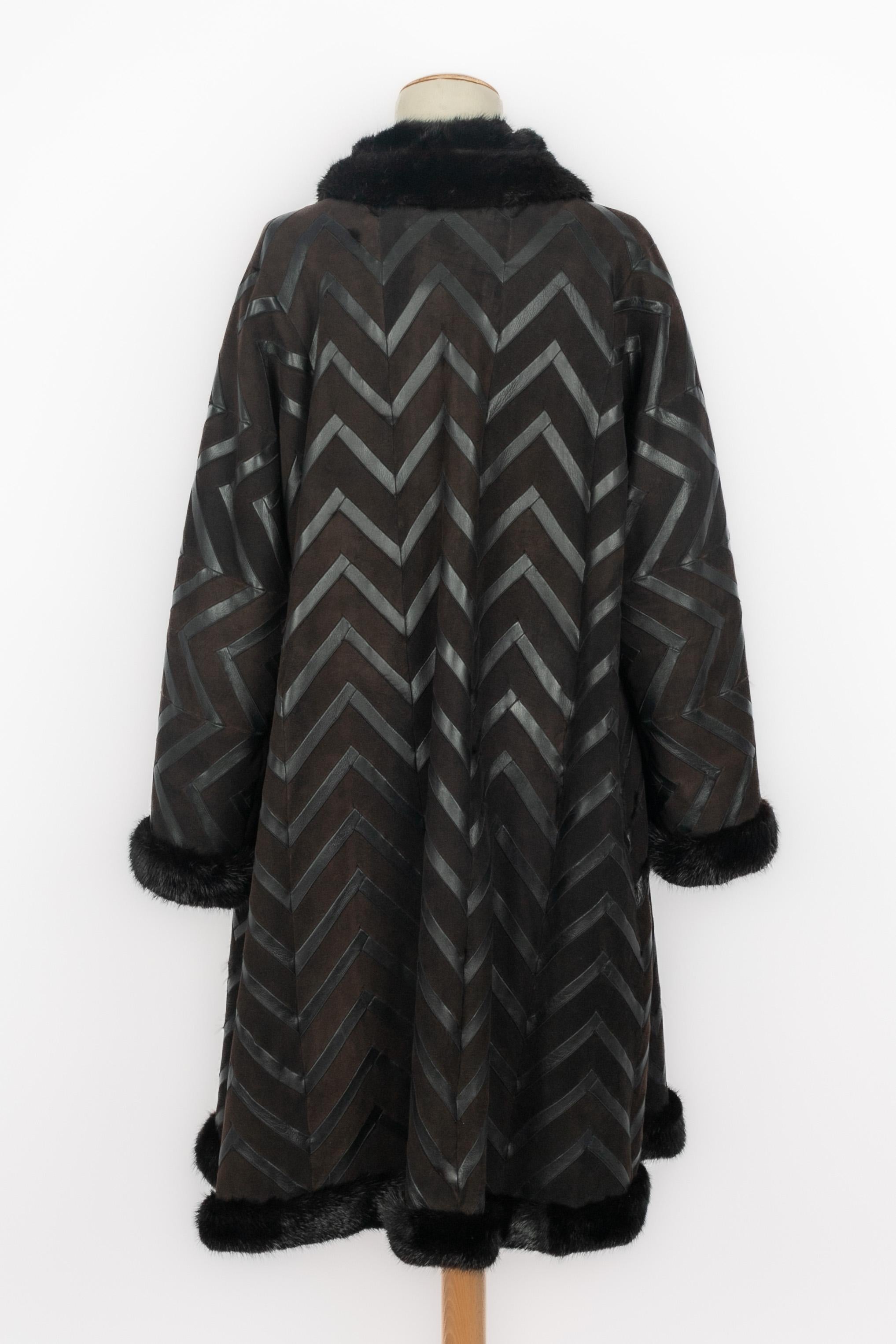 Dior fur coat For Sale 1