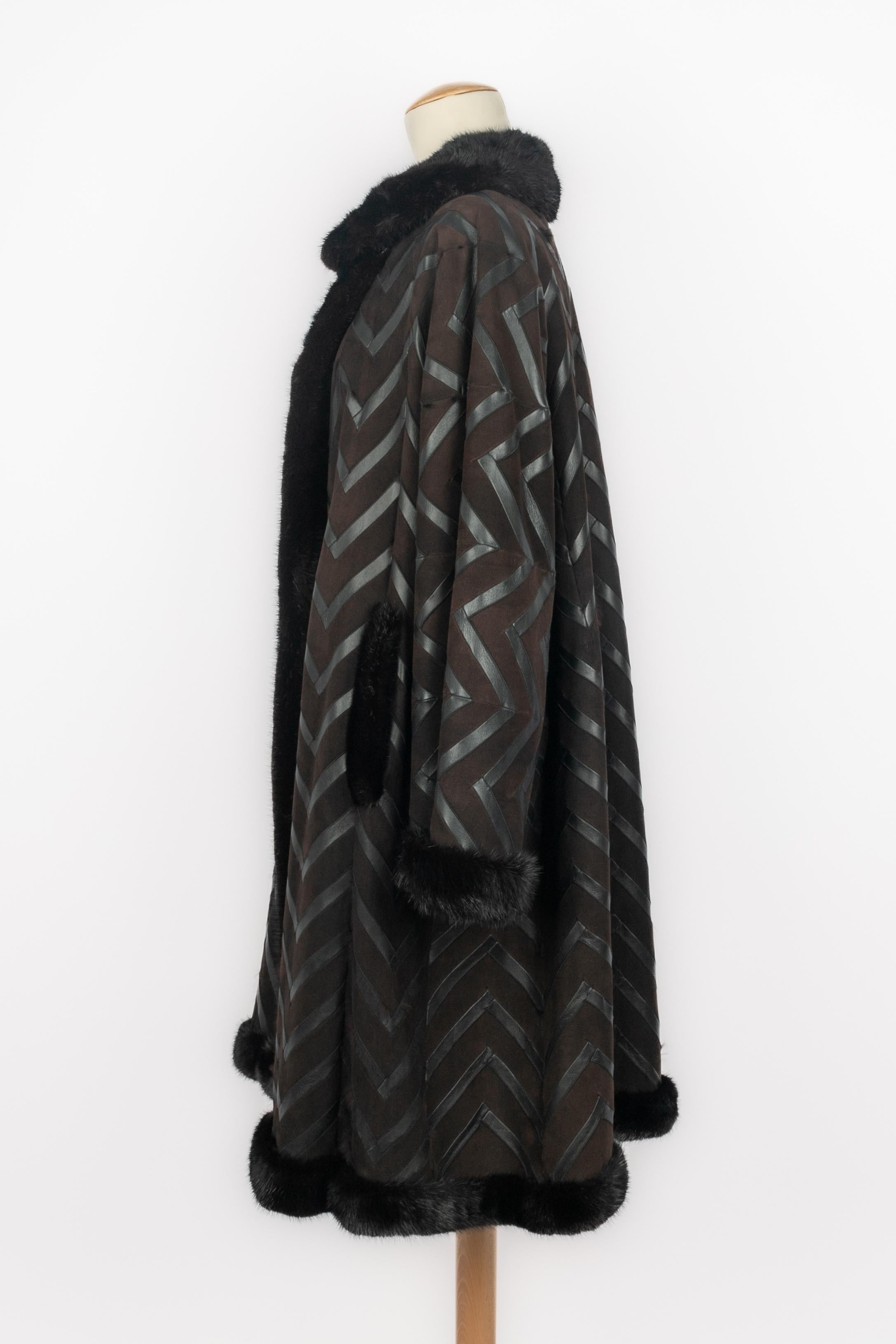 Dior fur coat For Sale 2