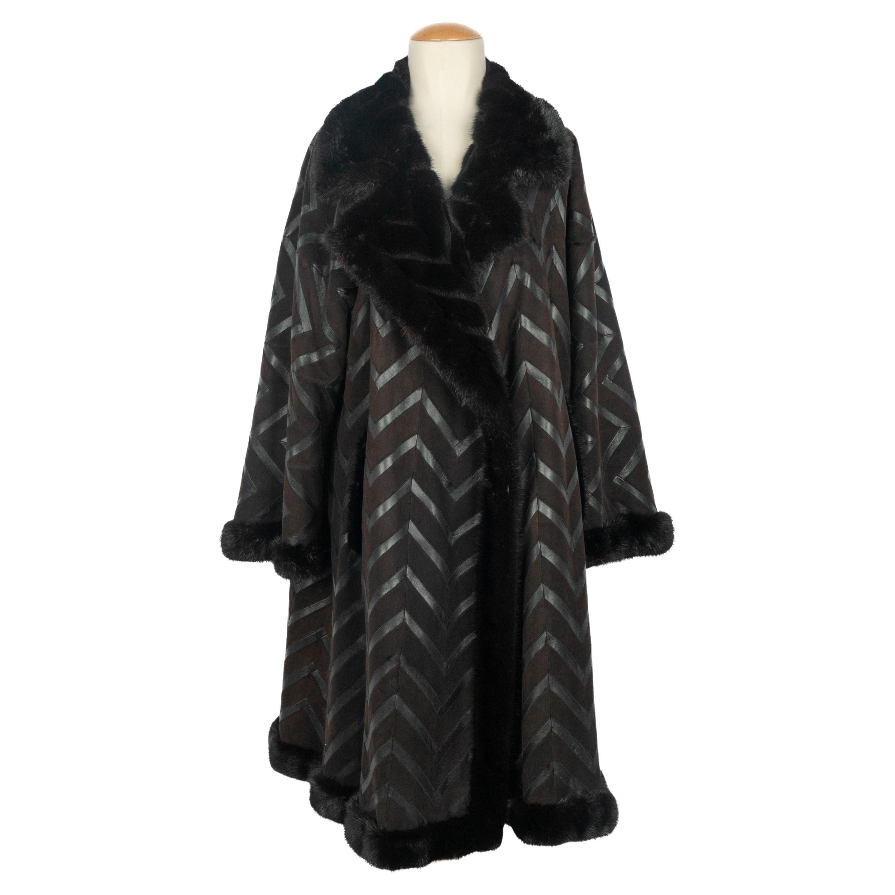 Dior fur coat For Sale