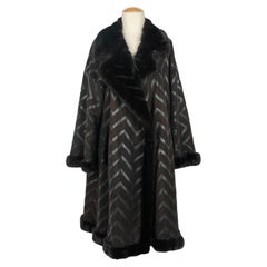 Dior fur coat