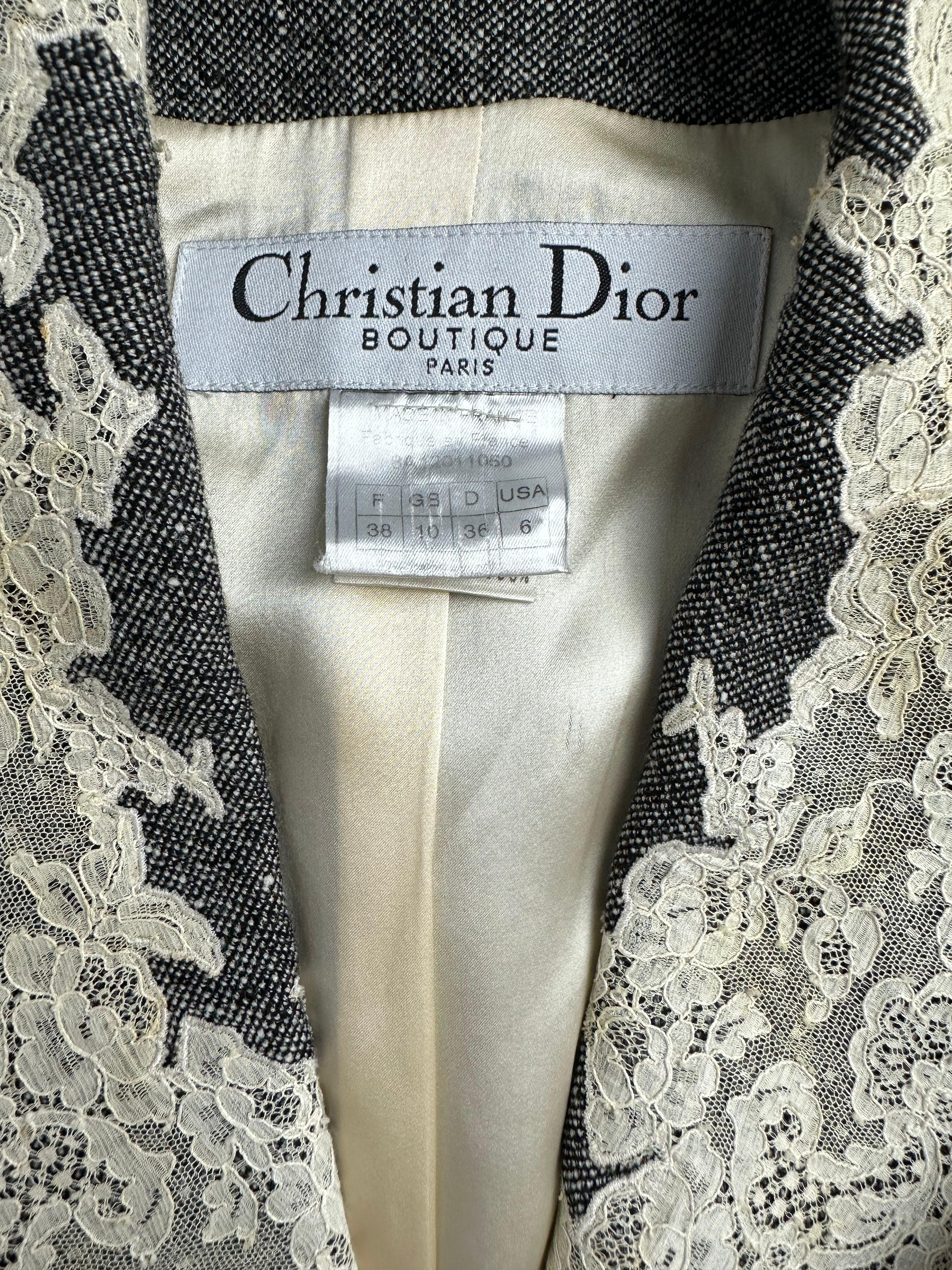 Dior FW 1998 Skirt Suit For Sale 4