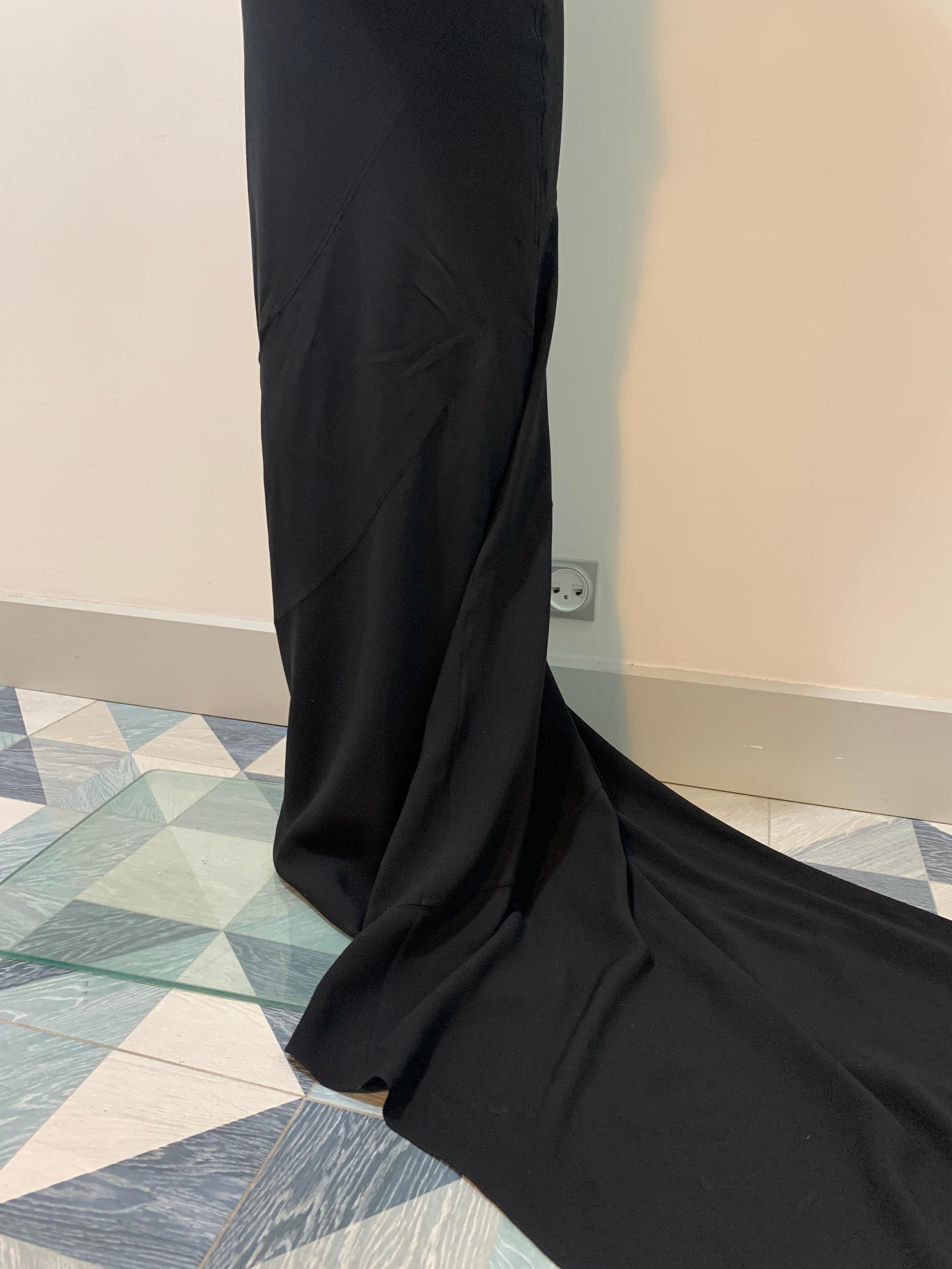 Christian Dior & John Galliano 2007 haute couture evening skirt with a train For Sale 11