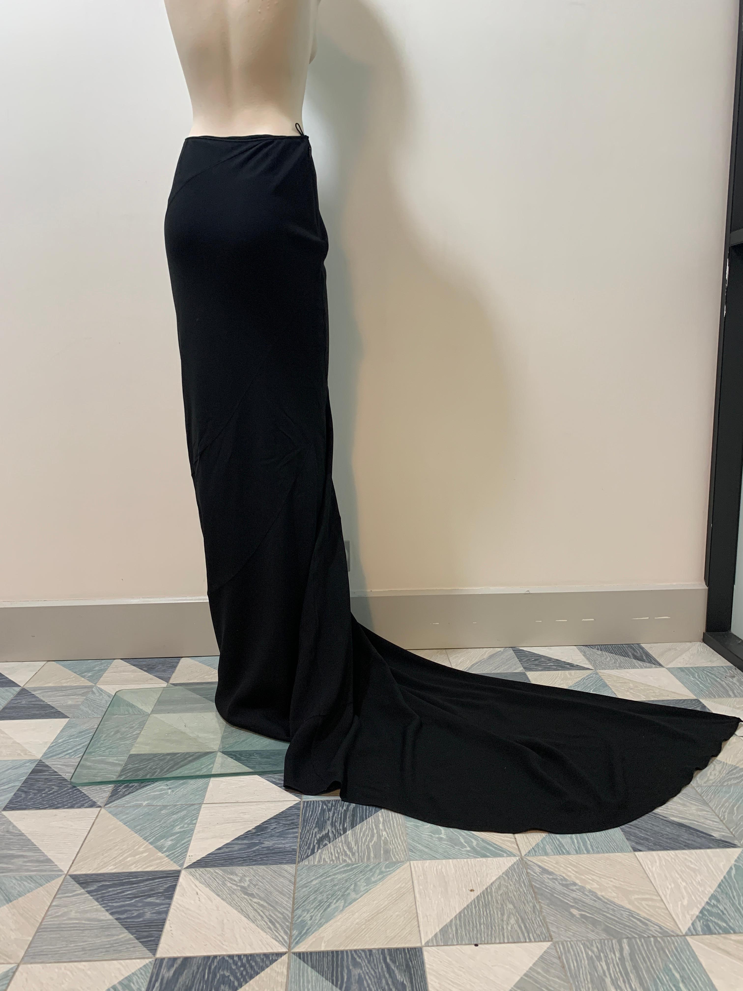 Women's Christian Dior & John Galliano 2007 haute couture evening skirt with a train For Sale