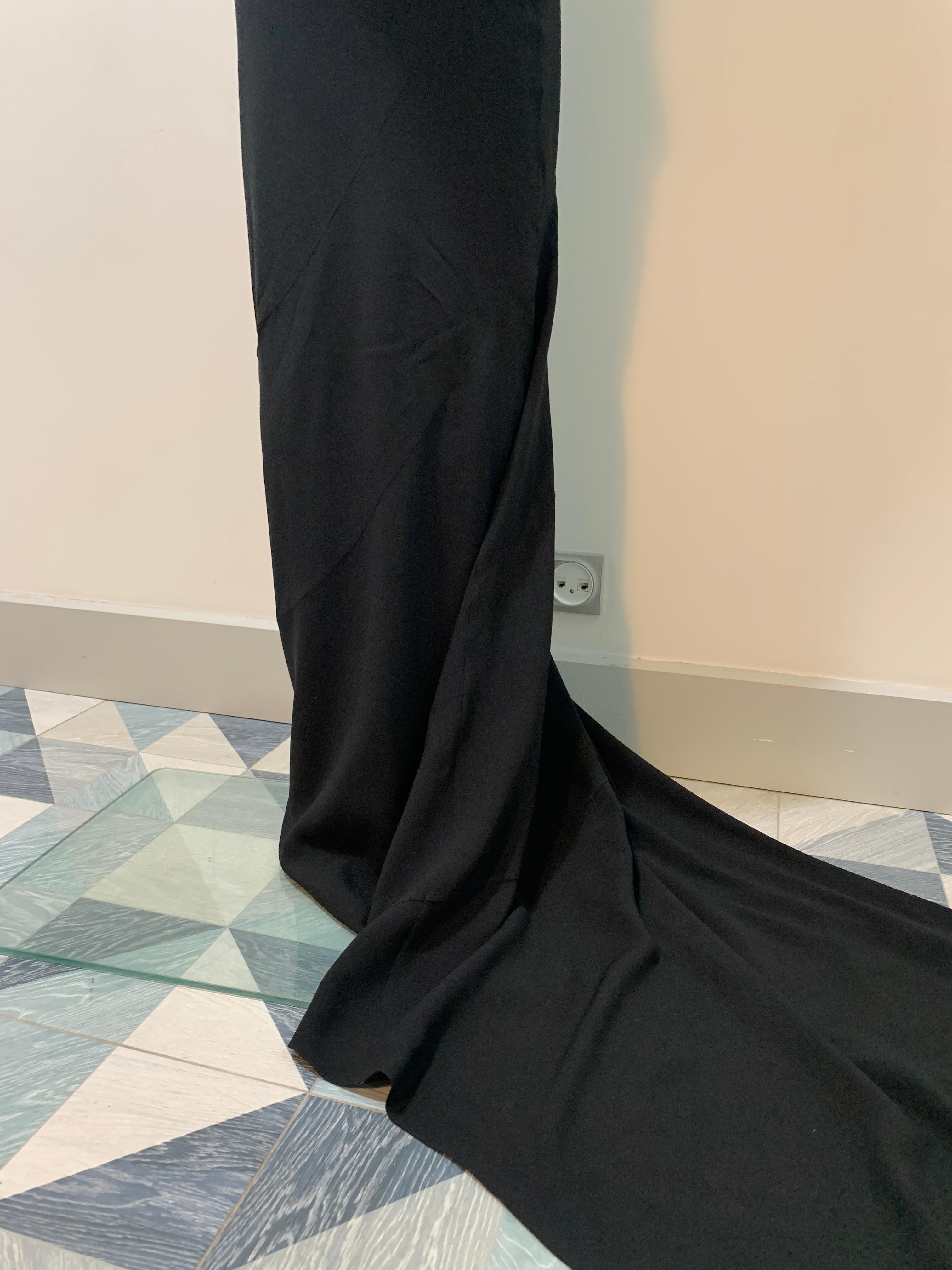 Christian Dior & John Galliano 2007 haute couture evening skirt with a train For Sale 1