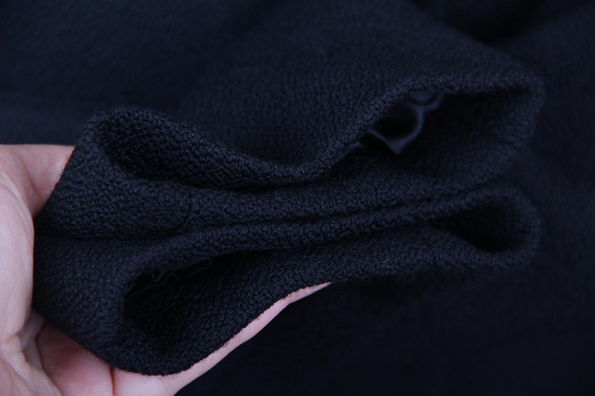 Dior & Galliano 2007 black wool Coat For Sale 5