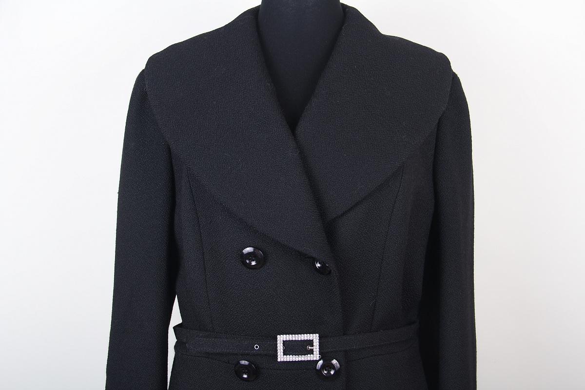 Women's Dior & Galliano 2007 black wool Coat For Sale
