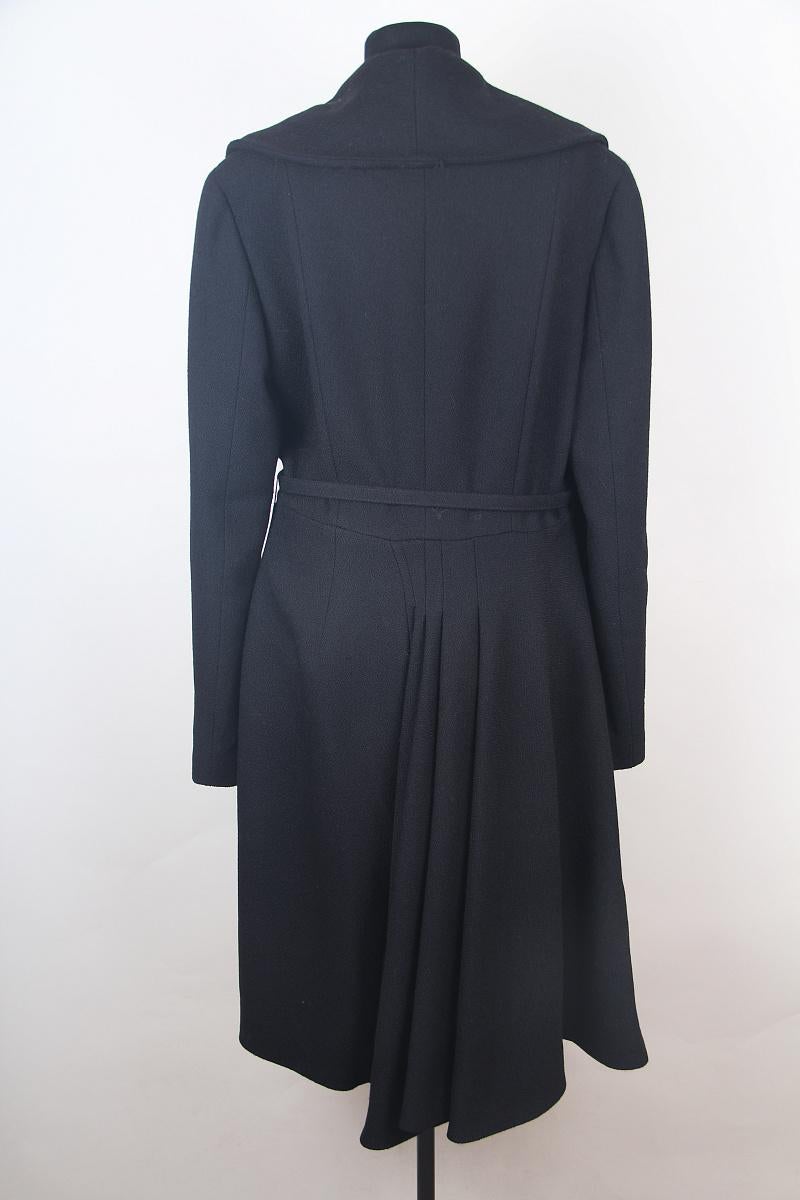 Dior & Galliano 2007 black wool Coat For Sale 1