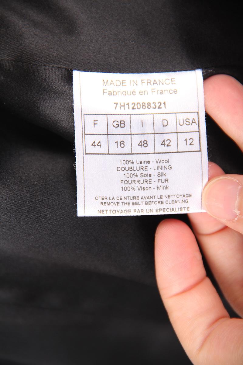 Dior & Galliano 2007 black wool Coat For Sale 3