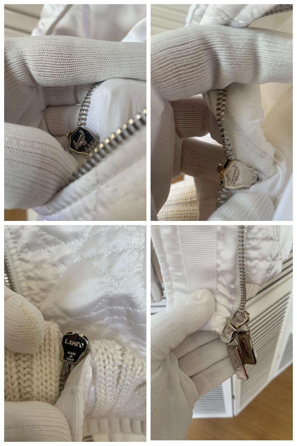 Dior & Galliano 2009 cannage windbreaker jacket FR 38 USA 6 y2k 2000s For Sale 2