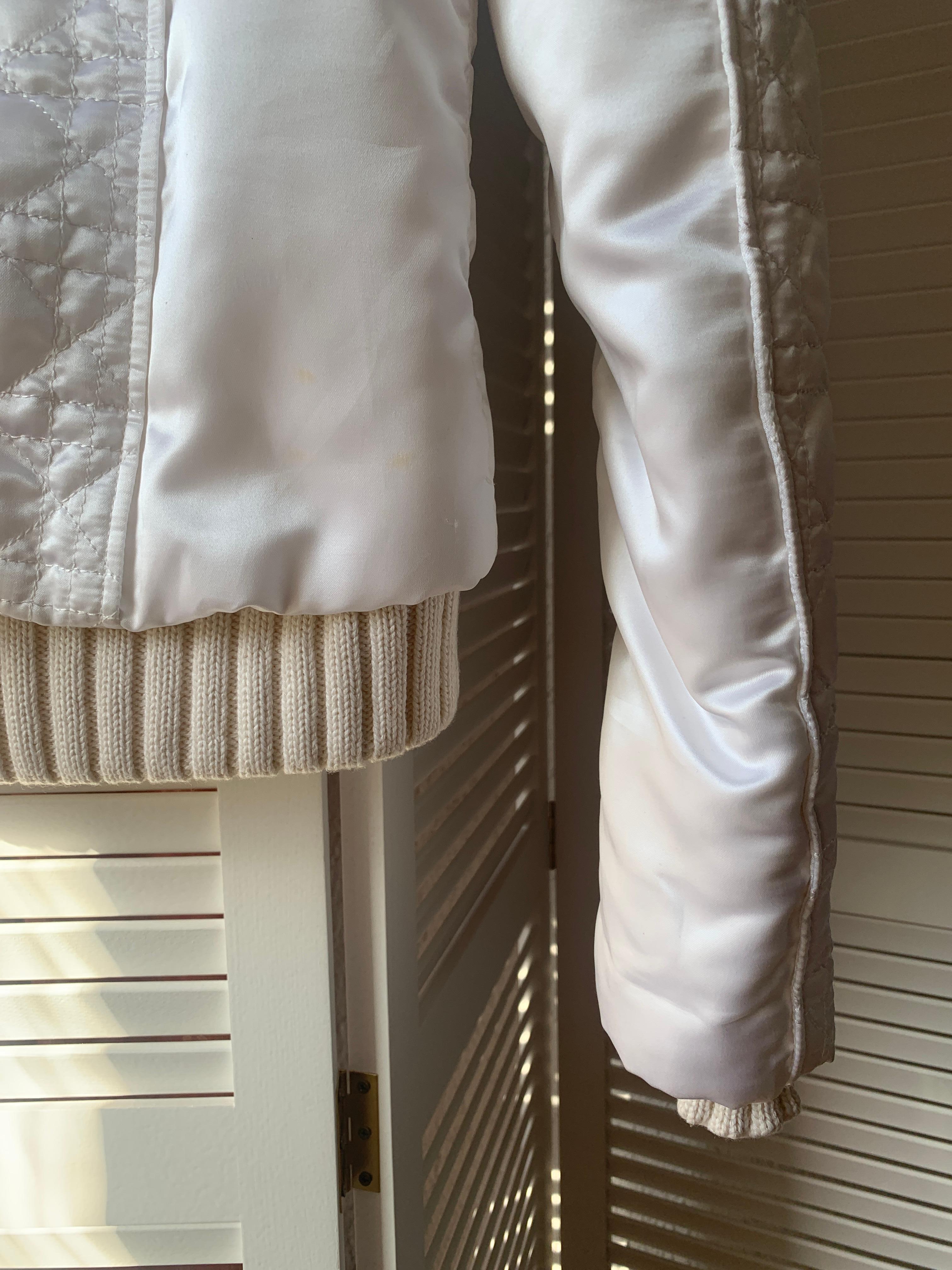 Dior & Galliano 2009 cannage windbreaker jacket FR 38 USA 6 y2k 2000s For Sale 8