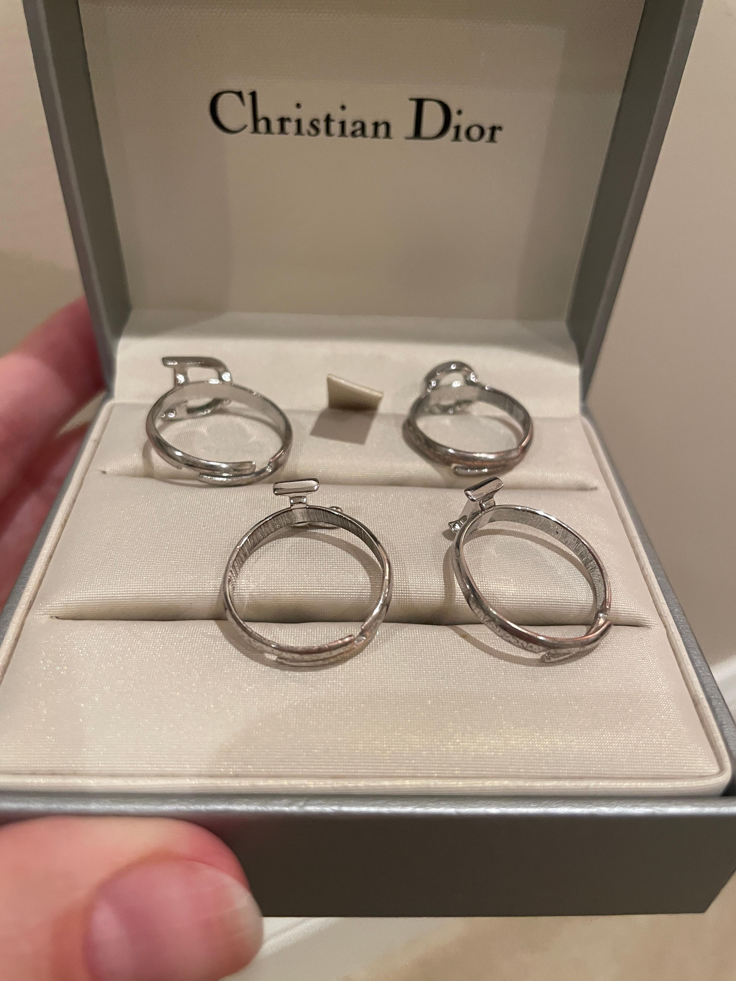 dior spell out ring
