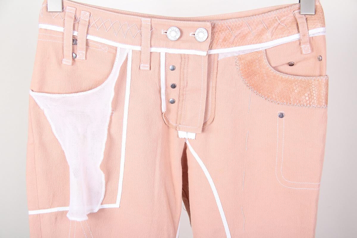 Women's Dior Galliano Era SS 2006 jeans / cotton pants For Sale