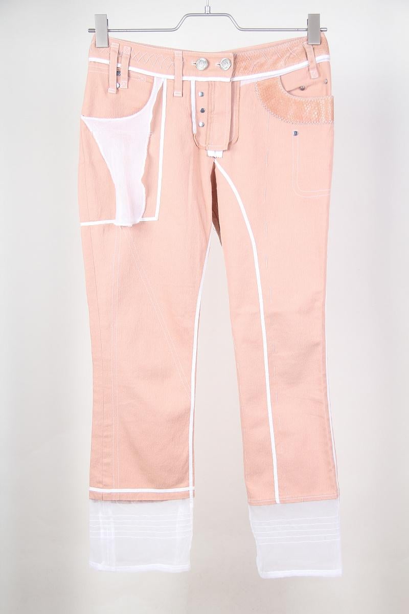 Dior Galliano Era SS 2006 jeans / cotton pants For Sale 1