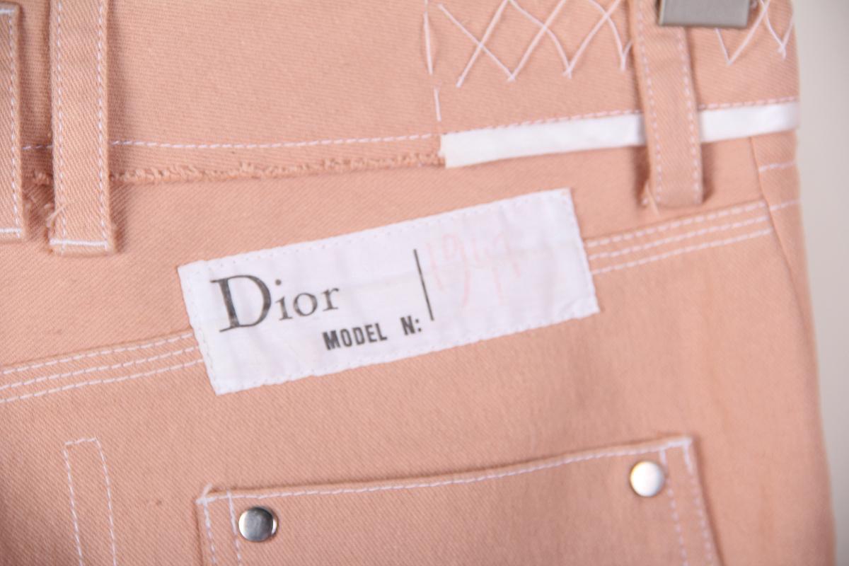 Dior Galliano Era SS 2006 jeans / cotton pants For Sale 3
