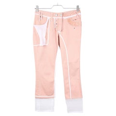Dior Galliano Era SS 2006 jeans / pantaloni di cotone