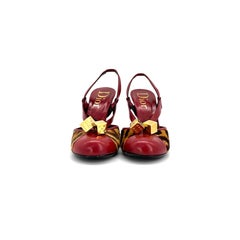 Dior Galliano F/W 2004 Gambler Dice Leopard Print Pony Hair Slingback Pumps 38.5