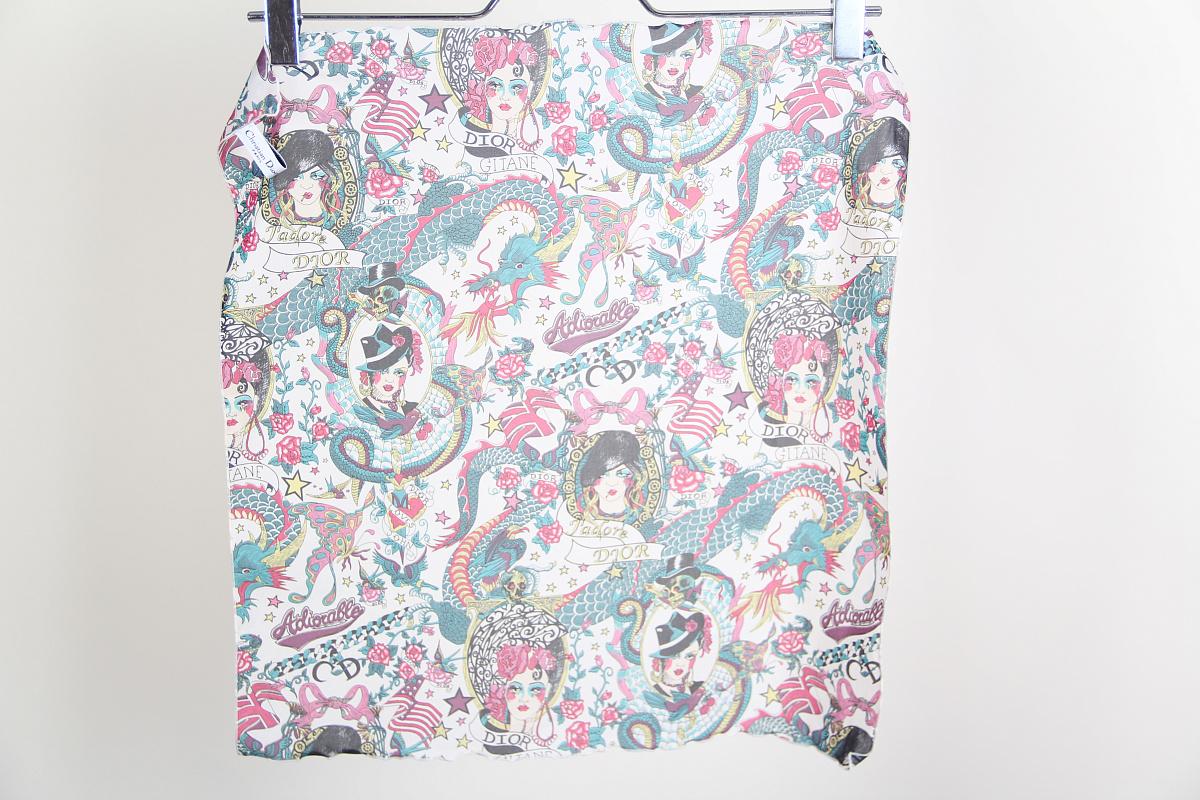 Pañuelo de seda Dior Gitane Gipsy 2004 Galliano en venta 5