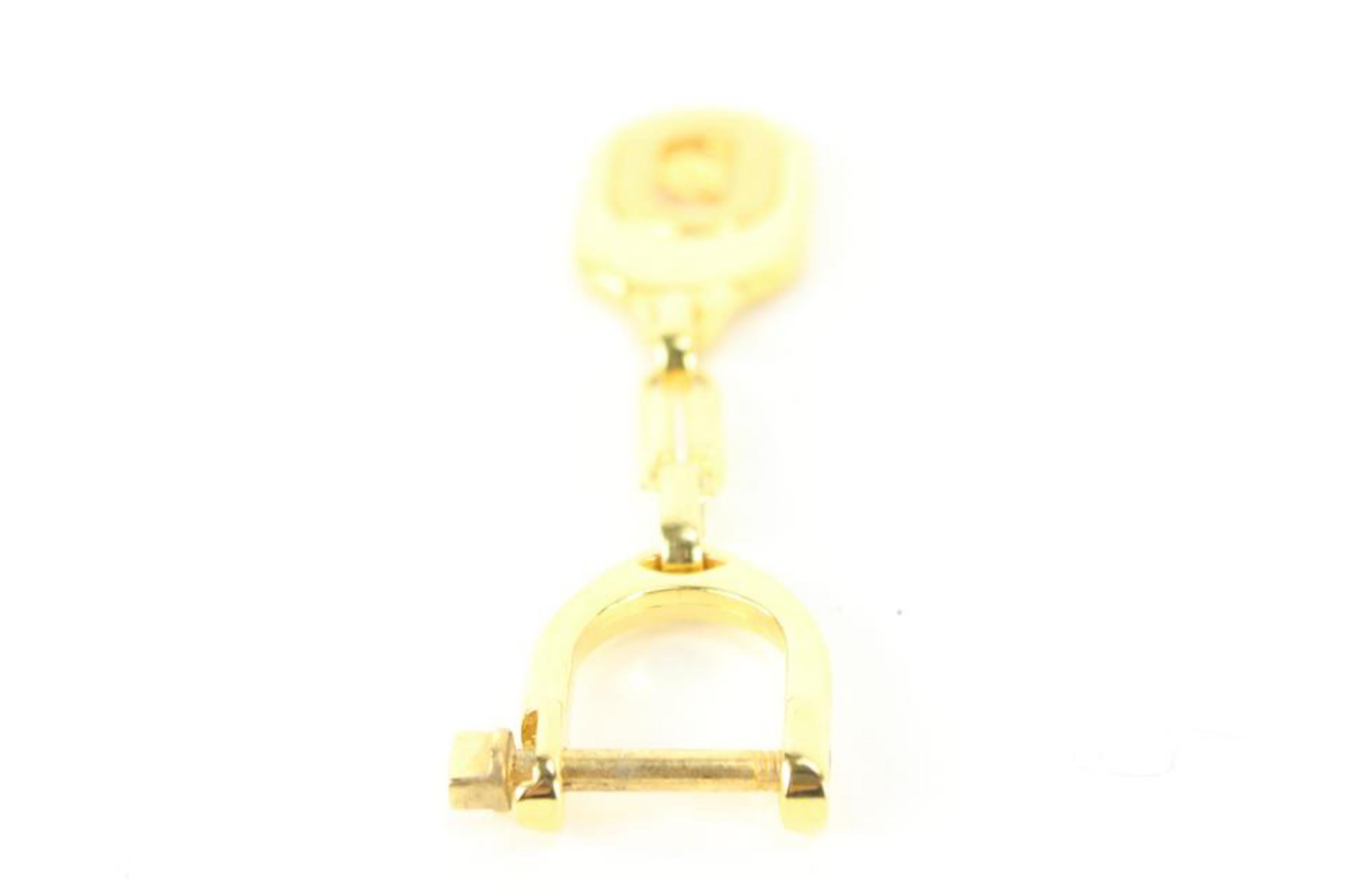Dior Gold Bag Charm Logo Pendant Keychain 70d429s For Sale 4