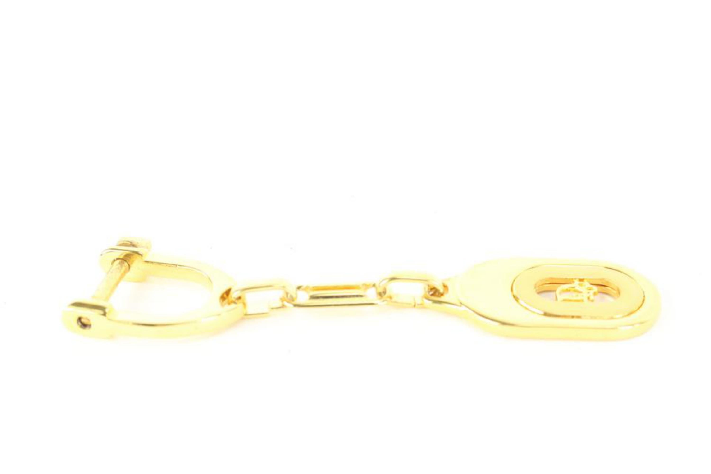 Dior Gold Bag Charm Logo Pendant Keychain 70d429s For Sale 1