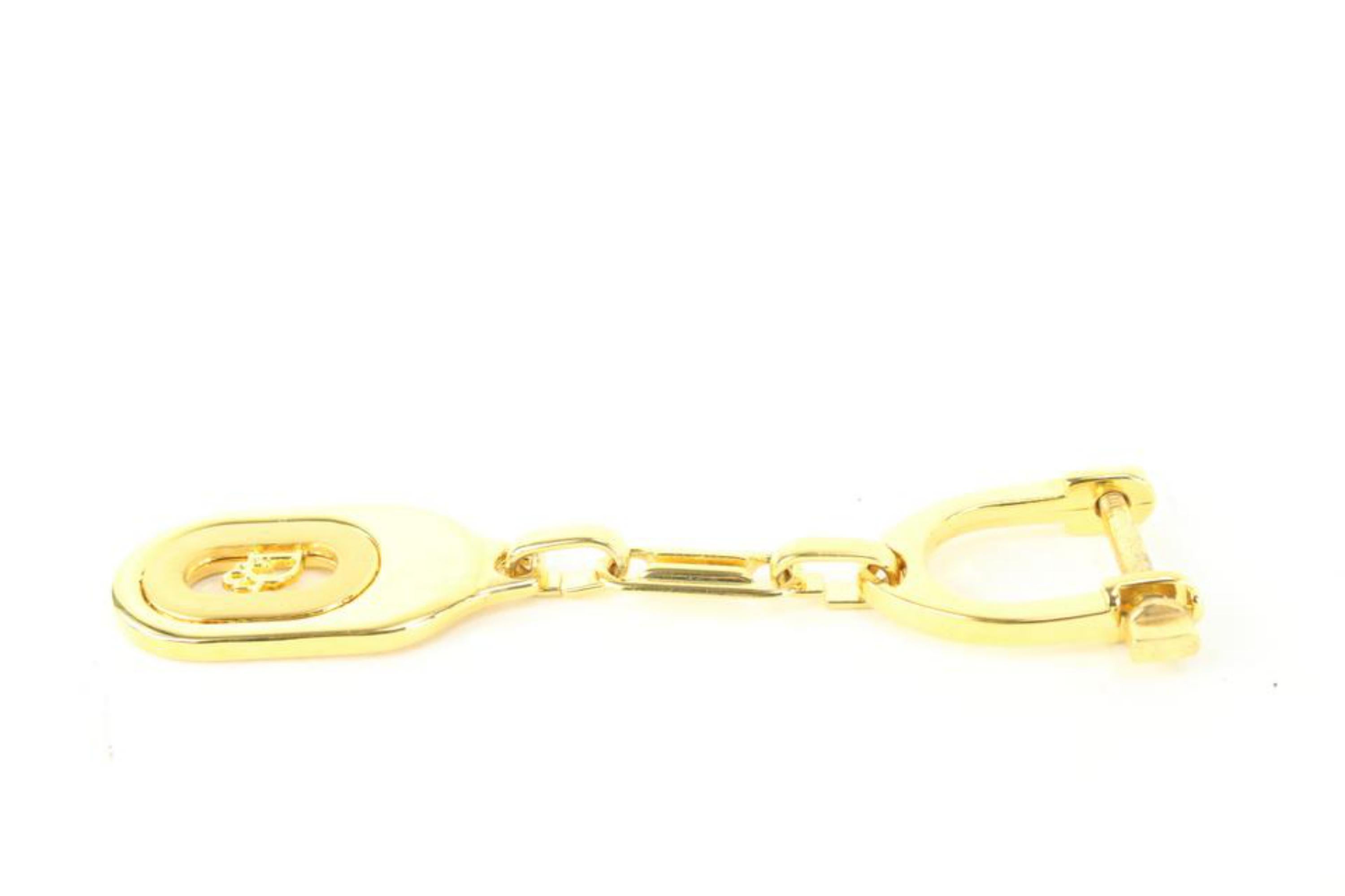 Dior Gold Bag Charm Logo Pendant Keychain 70d429s For Sale 2